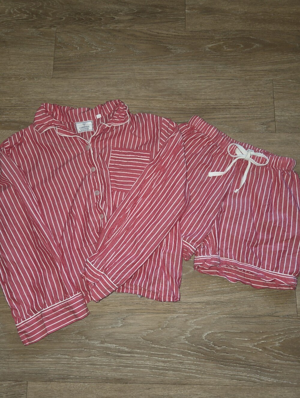 HAMPTONS STYLE CAMBRIDGE & COTTON SZ XS WOMENS PAJAMAS 100% COTTON LIKE NEW